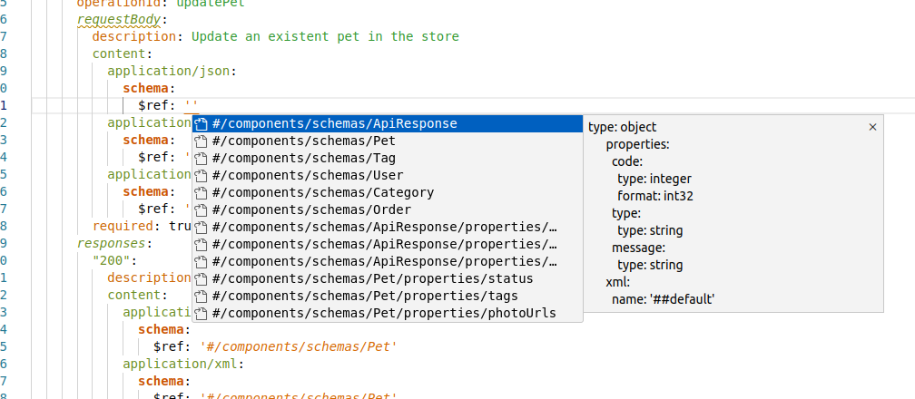 Reference completion